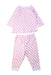 A White Pants Sets from Malabar Baby in size 3-6M for girl. (Front View)