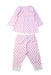 A White Pants Sets from Malabar Baby in size 3-6M for girl. (Back View)