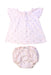 A Pink Shorts Sets from Bonpoint in size 3-6M for girl. (Front View)