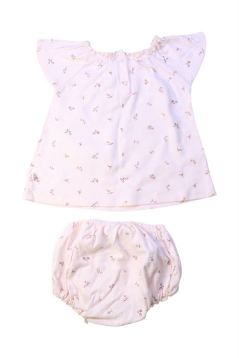 A Pink Shorts Sets from Bonpoint in size 3-6M for girl. (Back View)