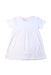 A White Short Sleeve Dresses from Loro Piana in size 6-12M for girl. (Front View)