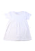 A White Short Sleeve Dresses from Loro Piana in size 6-12M for girl. (Front View)