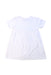 A White Short Sleeve Dresses from Loro Piana in size 6-12M for girl. (Back View)