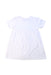 A White Short Sleeve Dresses from Loro Piana in size 6-12M for girl. (Back View)