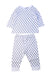 A White Pyjama Sets from Malabar Baby in size 3-6M for boy. (Front View)