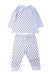 A White Pyjama Sets from Malabar Baby in size 3-6M for boy. (Back View)