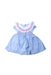 A Blue Short Sleeve Dresses from Pepa London in size 6-12M for girl. (Front View)