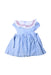A Blue Short Sleeve Dresses from Pepa London in size 6-12M for girl. (Back View)