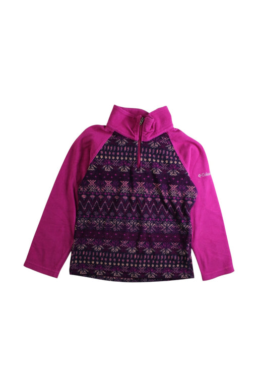 A Pink Base Layers from Columbia in size 5T for girl. (Front View)