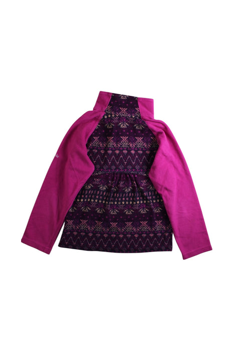A Pink Base Layers from Columbia in size 5T for girl. (Back View)