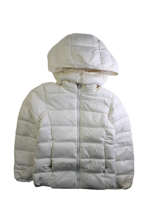 A White Puffer/Quilted Coats & Outerwear from Polo Ralph Lauren in size 6T for girl. (Front View)