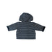 A Navy Hooded Sweatshirts from Petit Bateau in size 0-3M for neutral. (Back View)