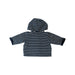 A Navy Hooded Sweatshirts from Petit Bateau in size 0-3M for neutral. (Back View)