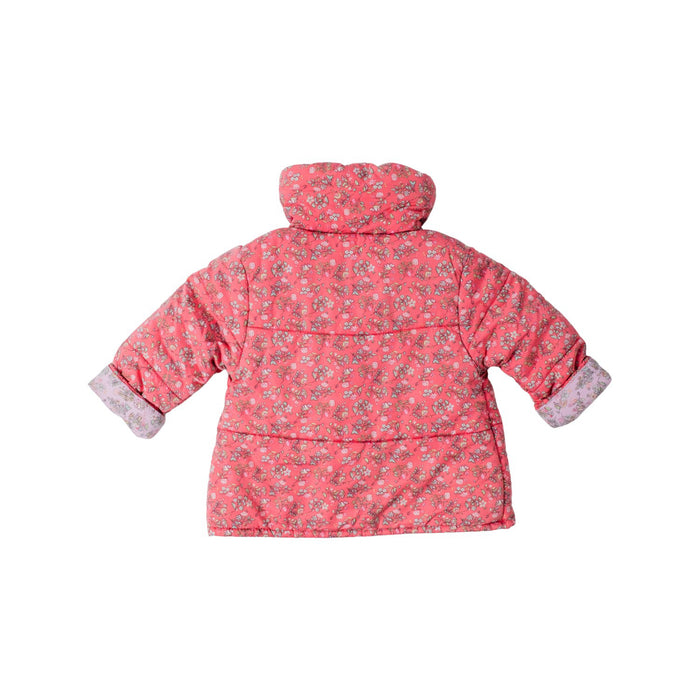 A Pink Puffer/Quilted Coats & Outerwear from Kenzo in size 3-6M for girl. (Back View)