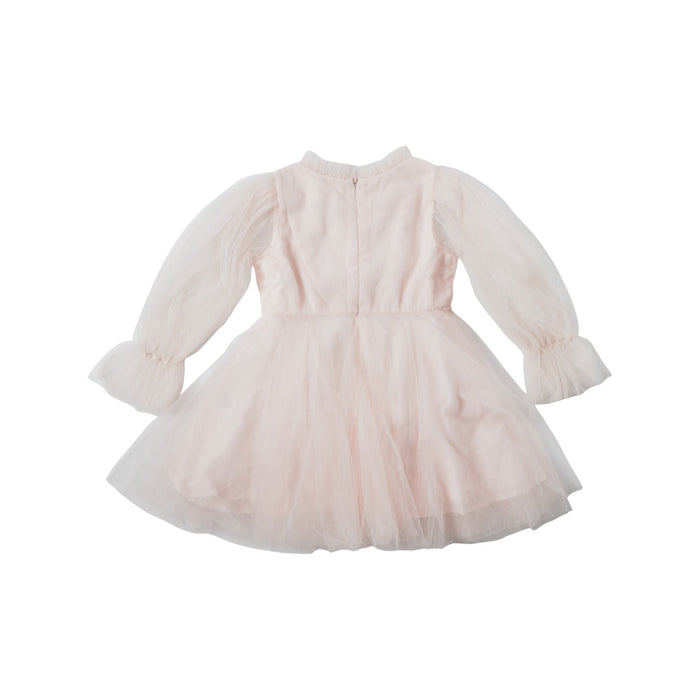 A Pink Long Sleeve Dresses from Tutu Du Monde in size 3T for girl. (Back View)