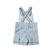 A Blue Overall Shorts from Ralph Lauren in size 3-6M for neutral. (Back View)