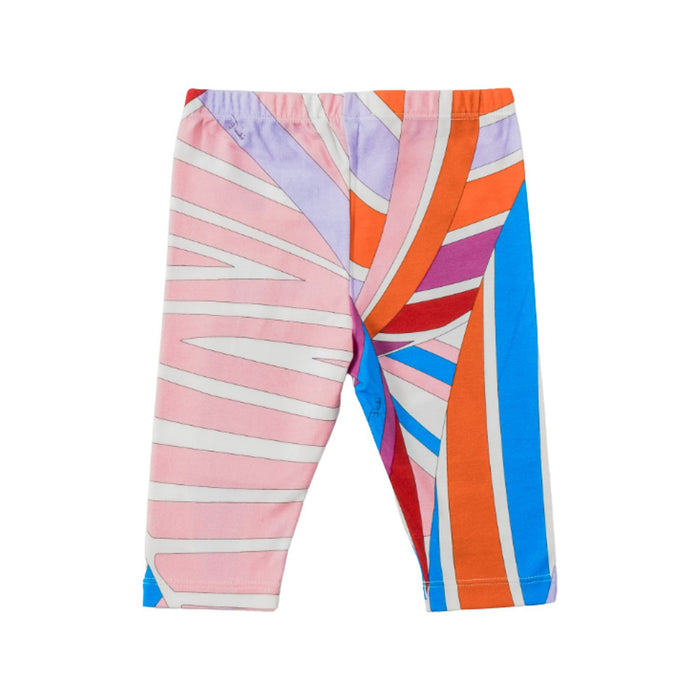 A Blue Leggings from Emilio Pucci in size 0-3M for girl. (Back View)