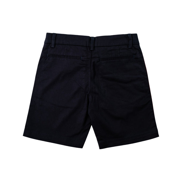 A Black Shorts from Moncler in size 10Y for boy. (Back View)