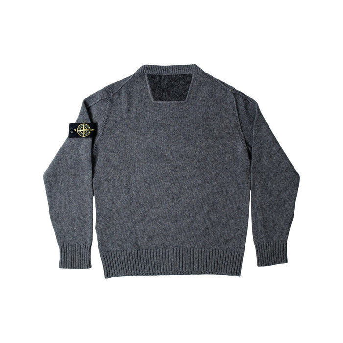 A Grey Knit Sweaters from Stone Island in size 8Y for neutral. (Back View)