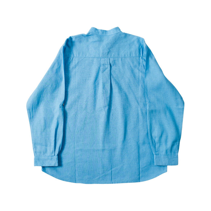 A Blue Long Sleeve Shirts from La Coqueta in size 10Y for boy. (Back View)