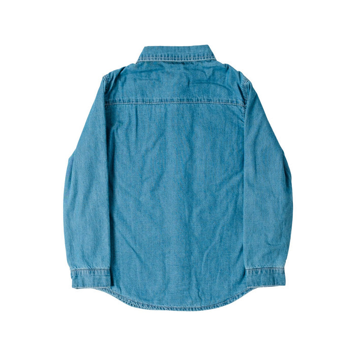 A Blue Long Sleeve Shirts from Kenzo in size 6T for boy. (Back View)