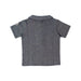 A Grey Short Sleeve Polos from Moncler in size 6-12M for boy. (Back View)