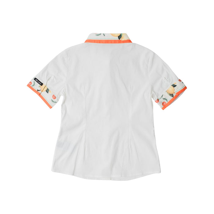A White Short Sleeve Shirts from Dolce & Gabbana in size 6T for neutral. (Back View)