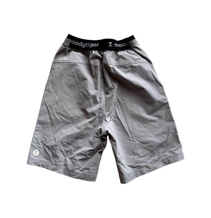 A Grey Shorts from Moody Tiger in size 8Y for neutral. (Back View)