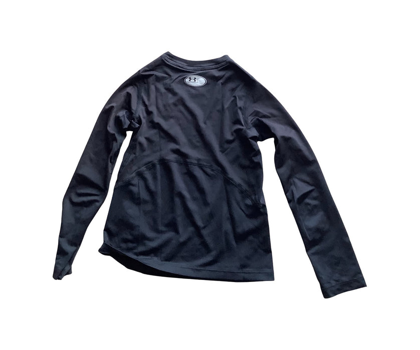 A Black Active Tops from Under Armour in size 7Y for neutral. (Back View)