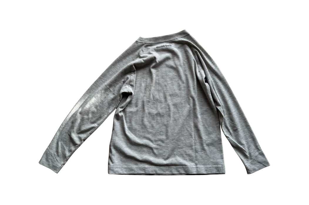 A Grey Long Sleeve T Shirts from Mont-bell in size 8Y for neutral. (Back View)