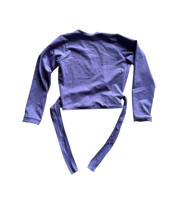 A Blue Long Sleeve Tops from Bloch in size 6T for girl. (Back View)