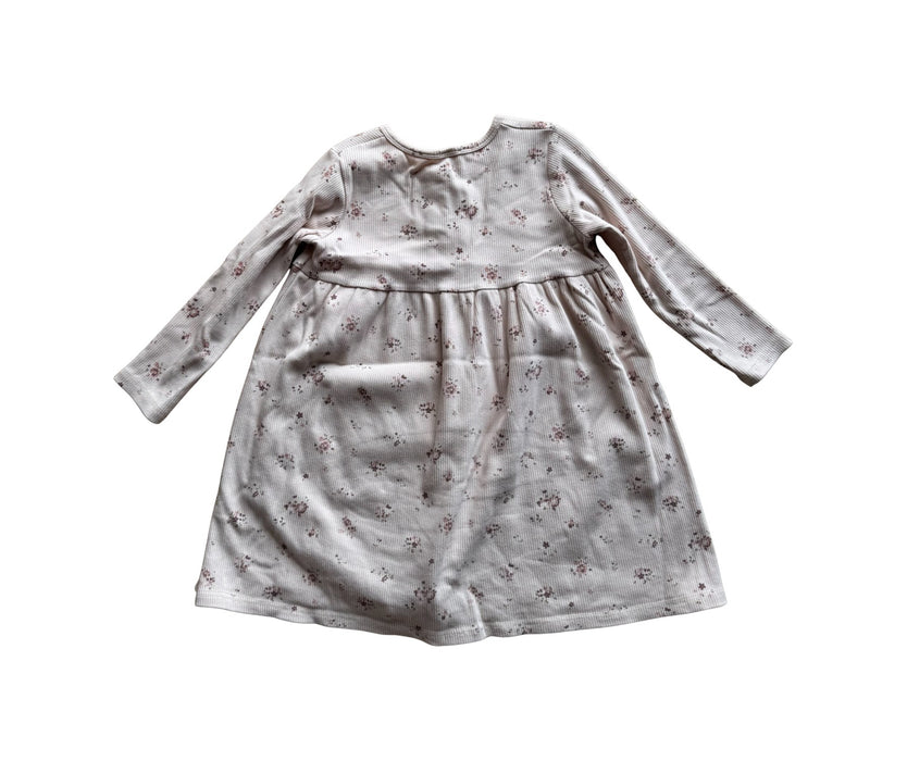 A Beige Long Sleeve Dresses from Jamie Kay in size 5T for girl. (Back View)