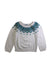 A White Knit Sweaters from Janie & Jack in size 6T for girl. (Front View)