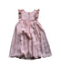 A Pink Sleeveless Dresses from Petit Bateau in size 6T for girl. (Back View)