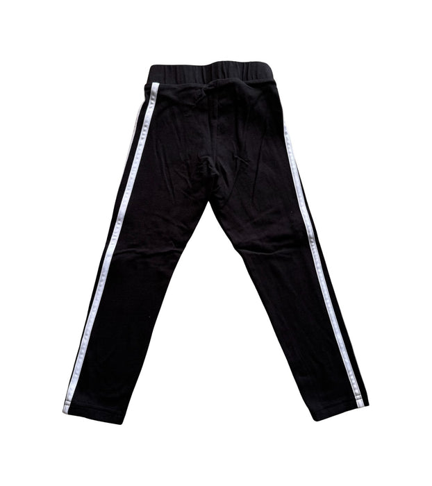 A Black Sweatpants from Adidas in size 4T for neutral. (Back View)