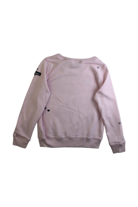 A Pink Crewneck Sweatshirts from Polo Ralph Lauren in size 6T for girl. (Back View)