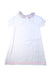 A White Short Sleeve Dresses from Petite Lucette in size 8Y for girl. (Back View)