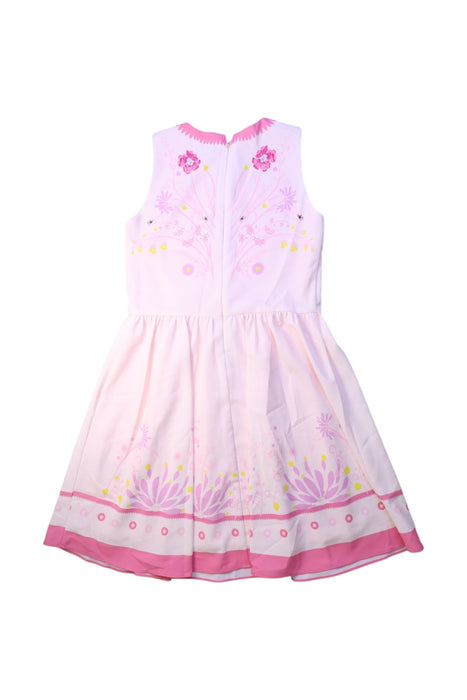A Pink Sleeveless Dresses from REISS in size 9Y for girl. (Back View)