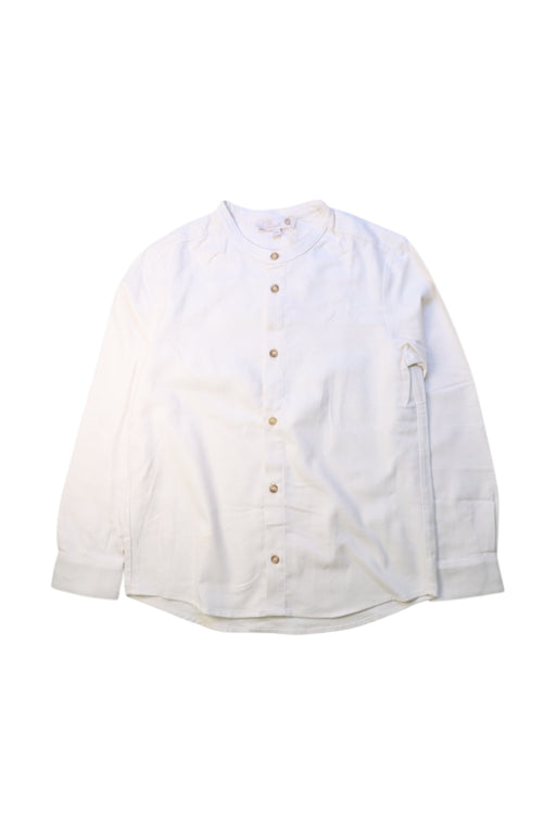 A White Long Sleeve Shirts from Purete du... Bebe in size 8Y for boy. (Front View)