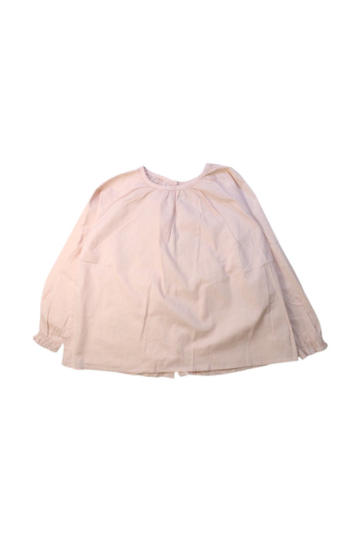 A Peach Long Sleeve Tops from Konges Sløjd in size 5T for girl. (Front View)
