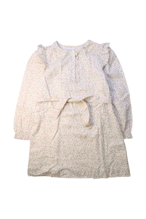 A Pink Long Sleeve Dresses from Bonpoint in size 8Y for girl. (Front View)