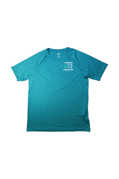 A Teal Active Tops from Under Armour in size 14Y for boy. (Front View)