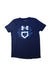 A Navy Short Sleeve T Shirts from Under Armour in size 10Y for boy. (Front View)