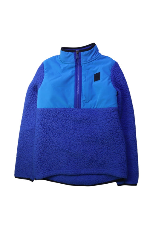 A Blue Lightweight Jackets from Under Armour in size 10Y for boy. (Front View)
