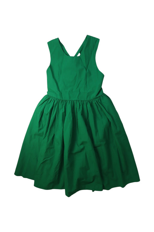 A Green Sleeveless Dresses from COS in size 6T for girl. (Front View)