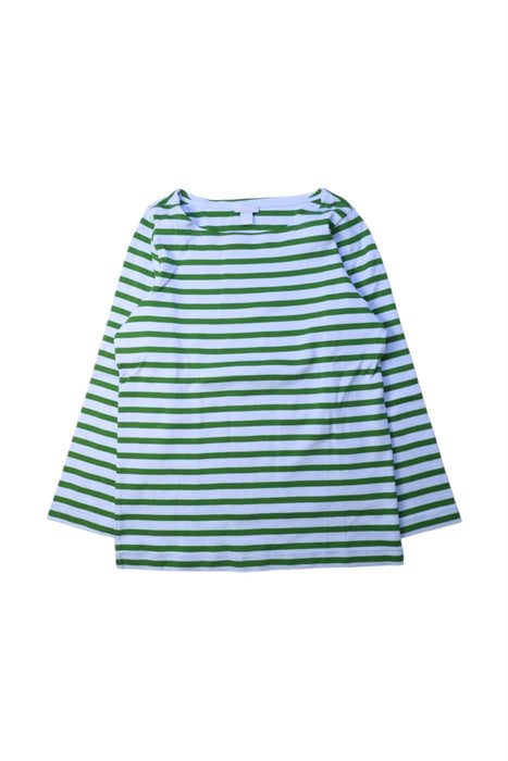 A Green Long Sleeve T Shirts from COS in size 6T for girl. (Front View)