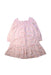 A Pink Long Sleeve Dresses from Bonton in size 6T for girl. (Front View)