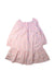 A Pink Long Sleeve Dresses from Bonton in size 6T for girl. (Back View)