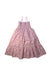 A Multicolour Sleeveless Dresses from Bonton in size 8Y for girl. (Front View)