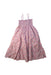 A Multicolour Sleeveless Dresses from Bonton in size 8Y for girl. (Back View)